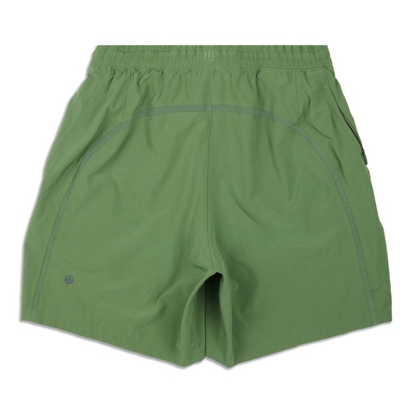 Lululemon Pace Breaker Lined Cedar Green shorts. 9' - Picture 3 of 6